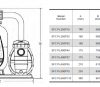Dimensions of the pump SFC-PL